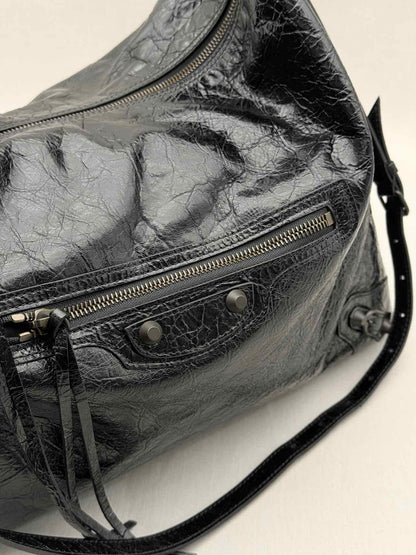 BALENCIAGA Le City Black Shoulder Bag