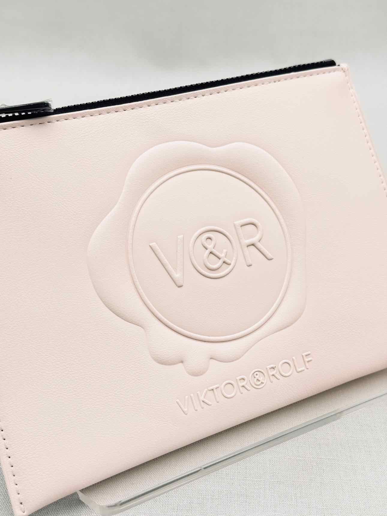 VIKTOR&ROLF Pale Pink Logo Pouch