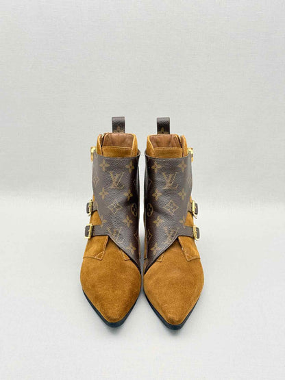 LOUIS VUITTON Jumble Brown Size EU 38.5 Ankle Boots
