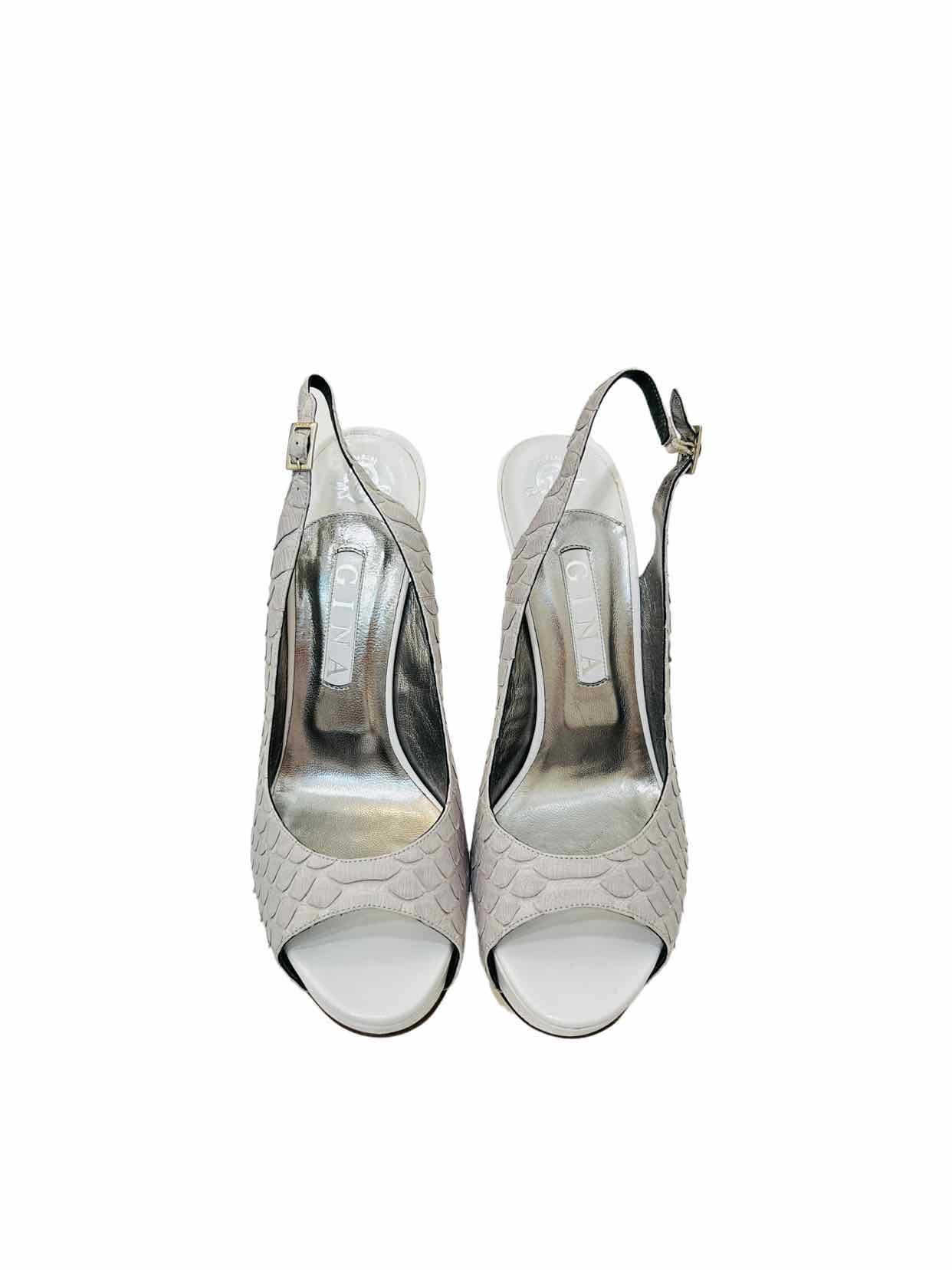 GINA Slingback Grey Size EU 40.5 Slingbacks