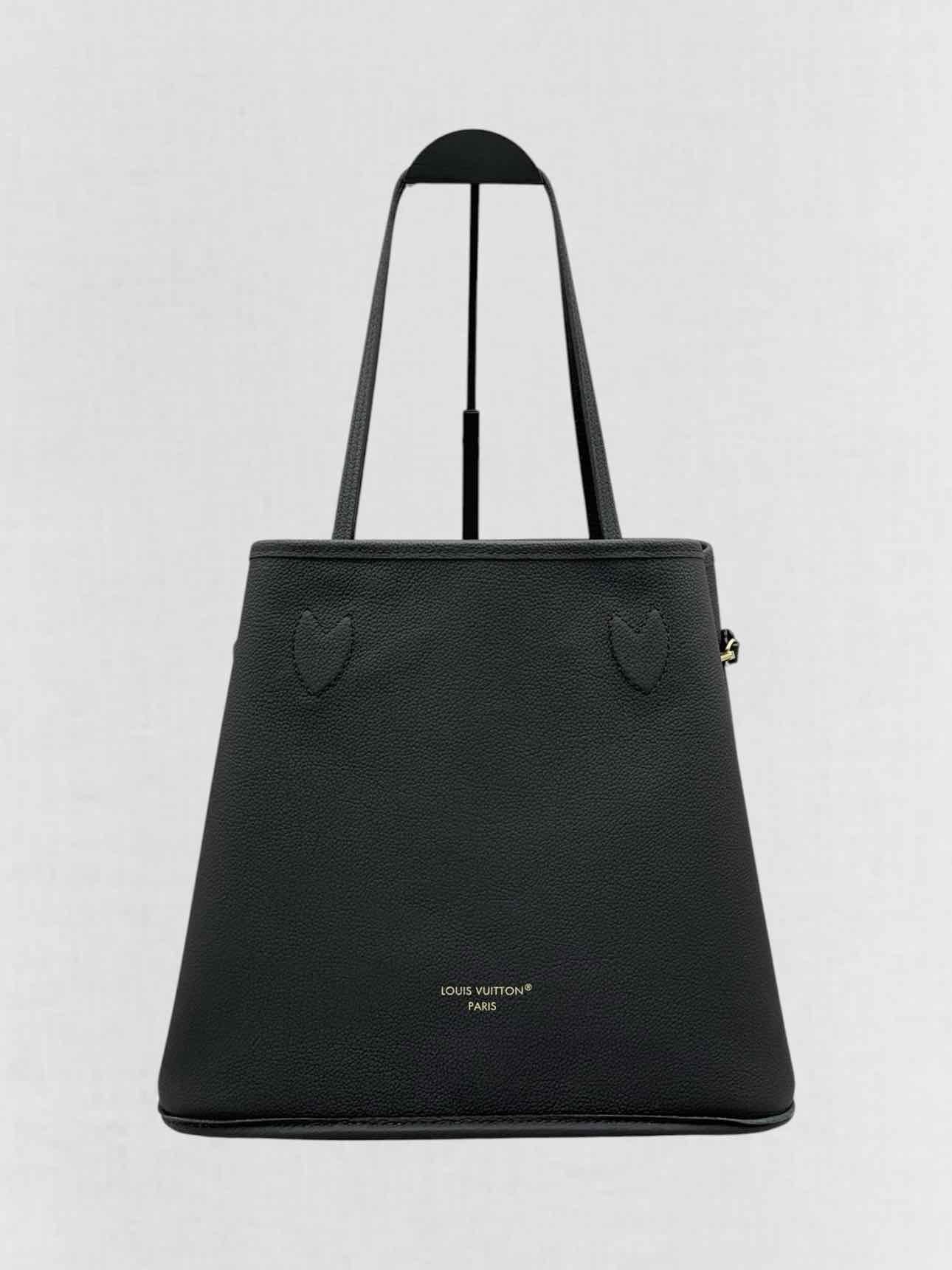 LOUIS VUITTON Brown & Black Monogram Tote Bag