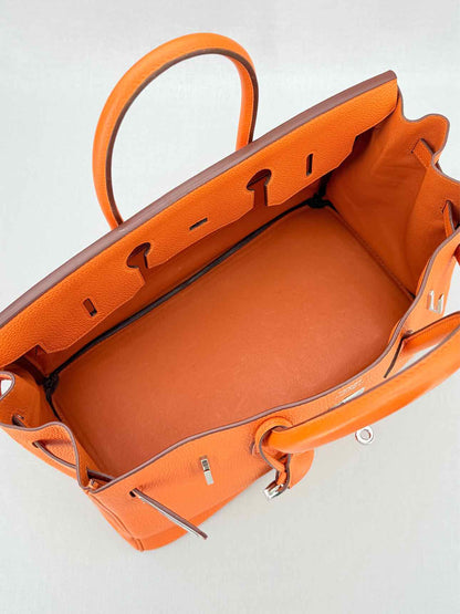 HERMES Birkin Orange Top Handle