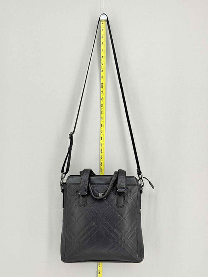 BURBERRY Black Quilted Messenger