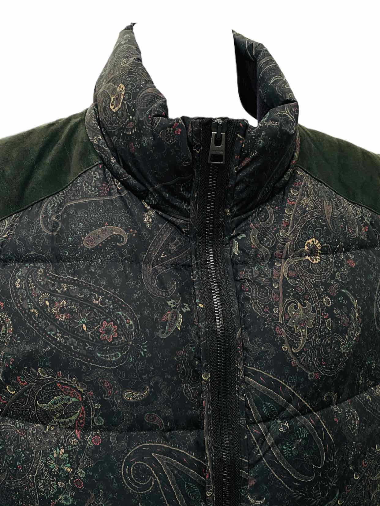ETRO Puffer Black Multicolor Size Medium Gilet