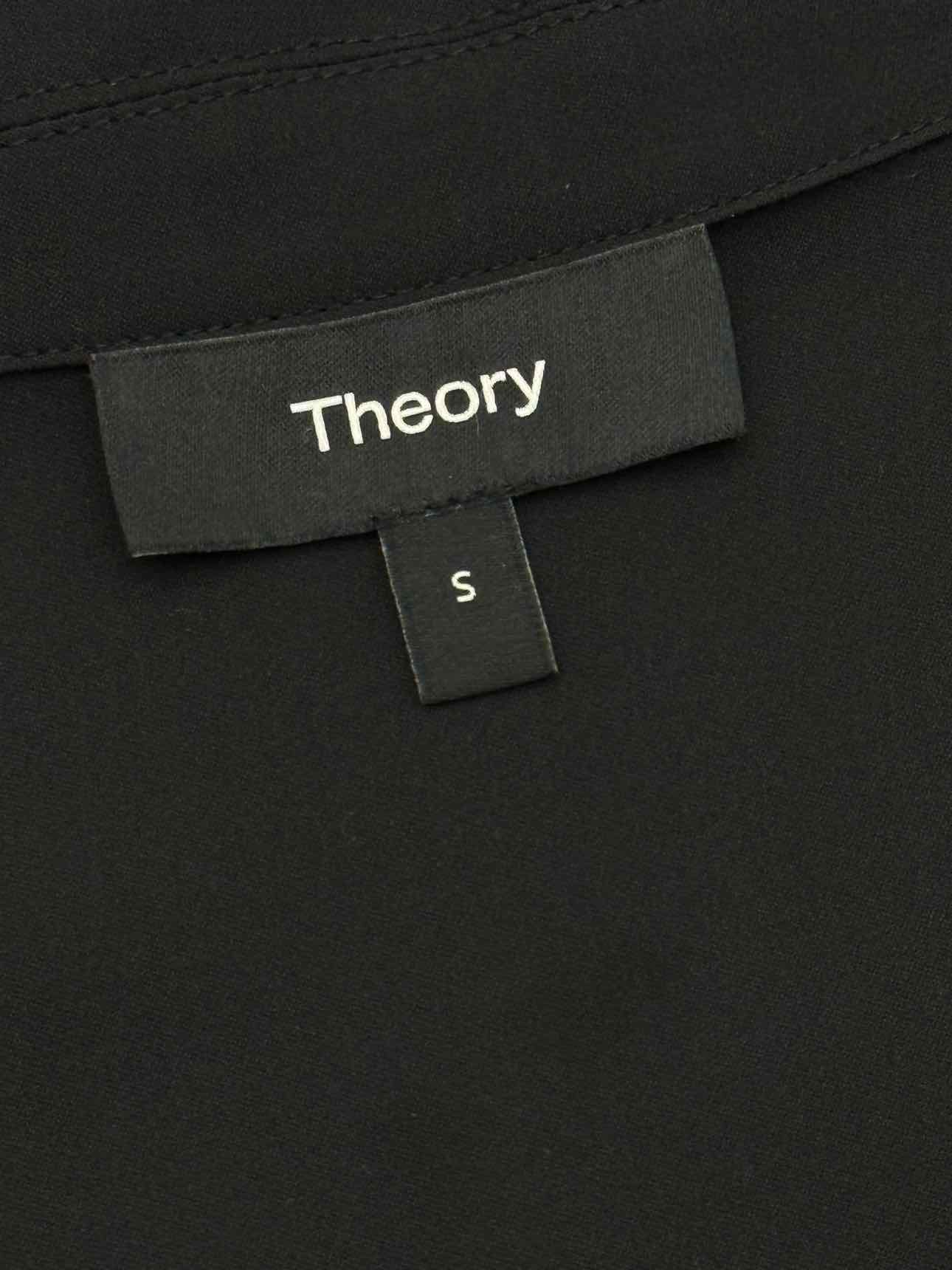 THEORY Black Size Small Blouse