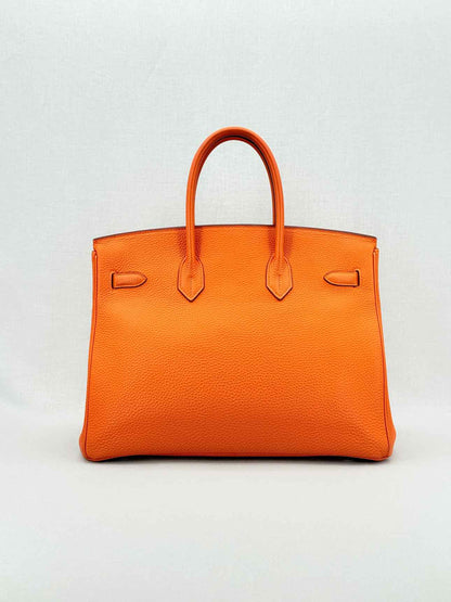 HERMES Birkin Orange Top Handle