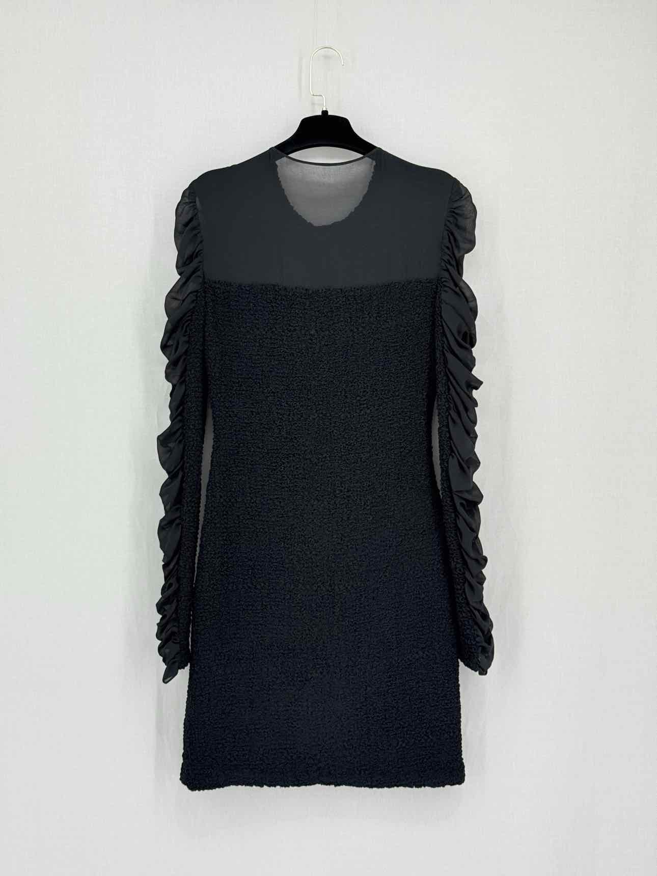 ALEXANDER WANG Black Mesh Size US 4 Short Dress