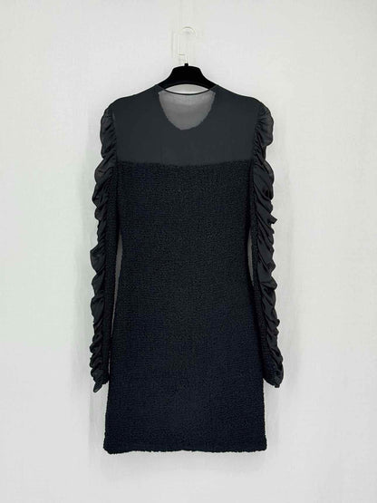 ALEXANDER WANG Black Mesh Size US 4 Short Dress