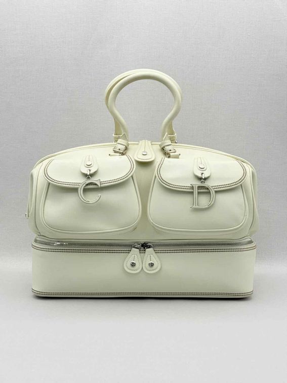 DIOR Vintage Off-white Top Handle