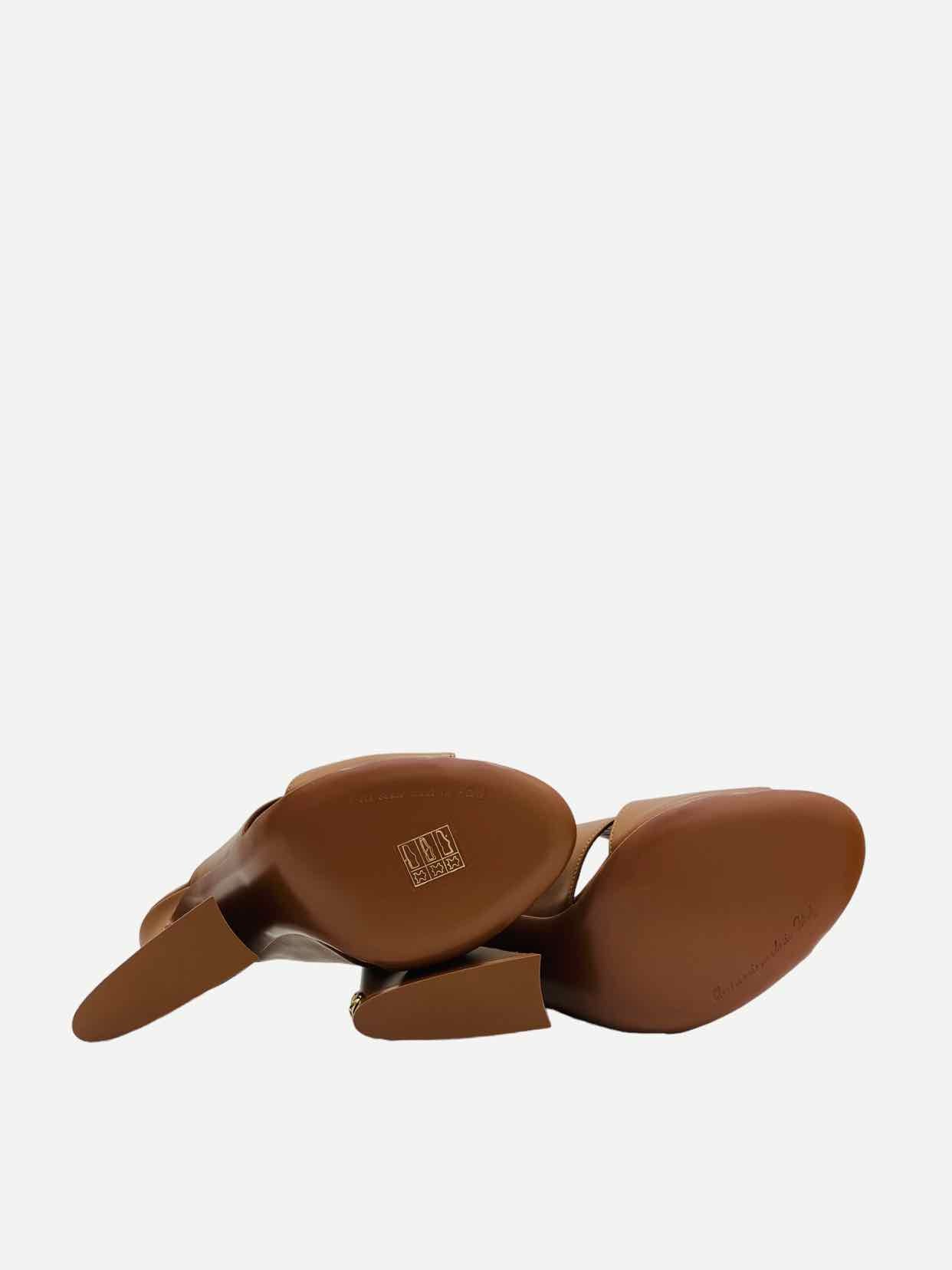 DOLCE & GABBANA Keira Brown Mules 41