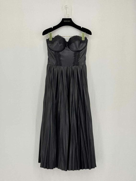 ELISABETTA FRANCHI Black Size US 8 Midi Dress