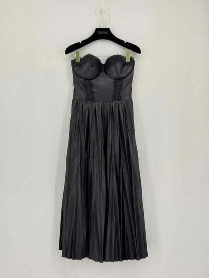 ELISABETTA FRANCHI Black Size US 8 Midi Dress