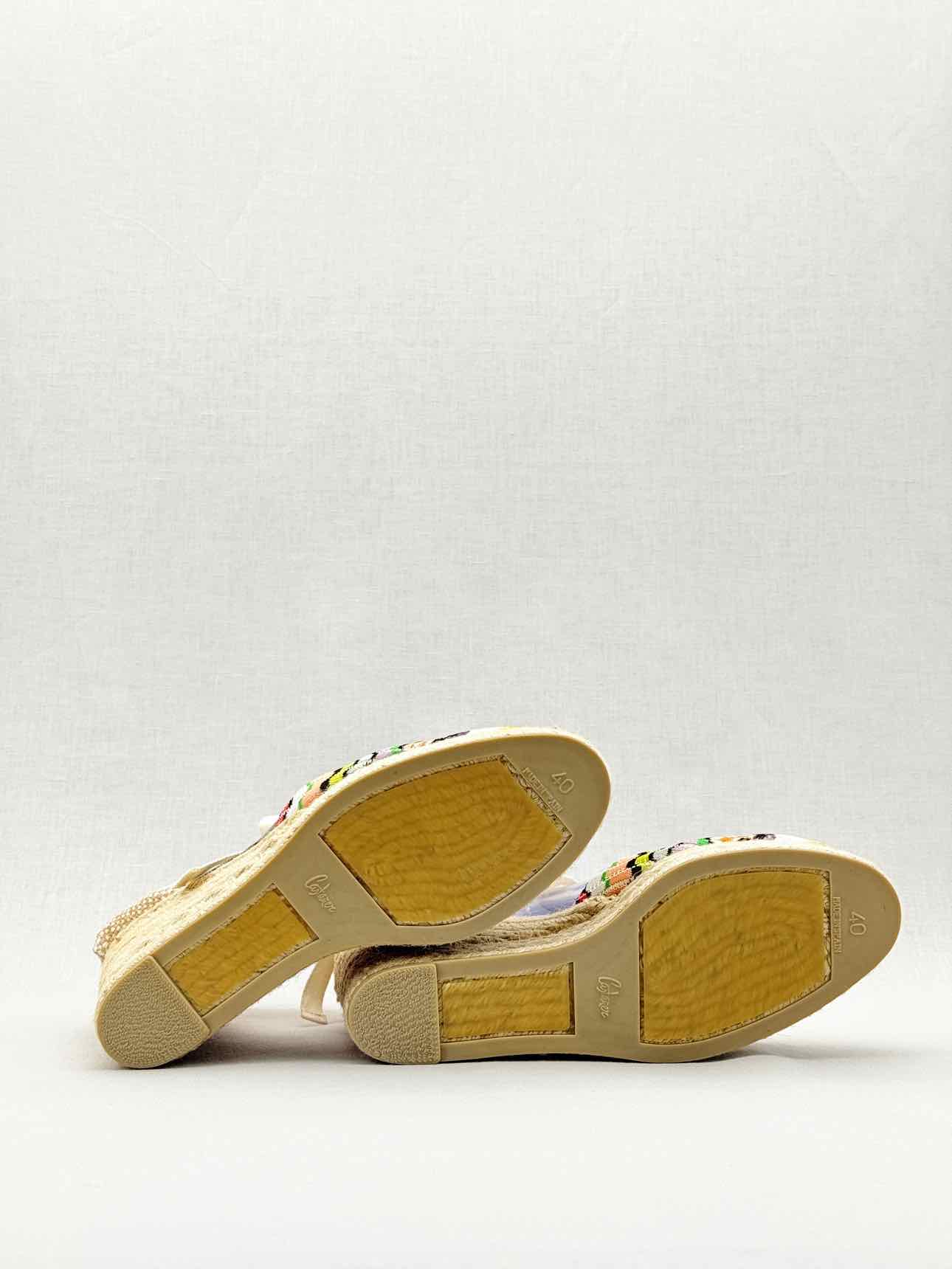 CASTANER X MISSONI Beige Multicolor Size EU 40 Wedges