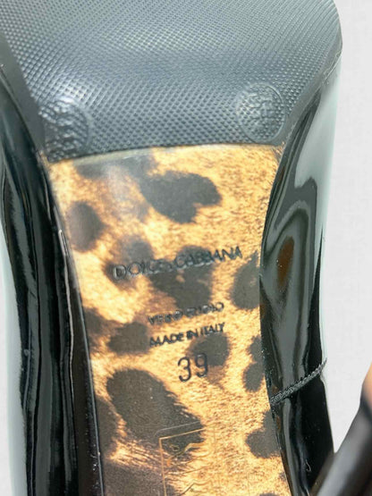 DOLCE & GABBANA Pointed Toe Black Size EU 39 Pumps