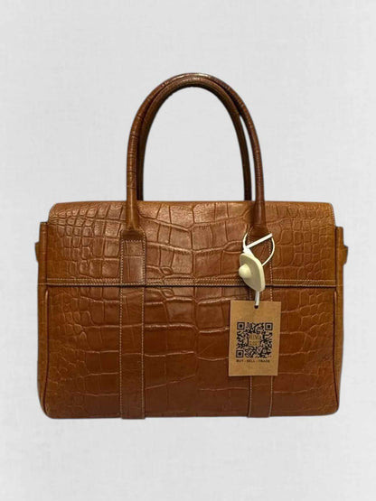 MULBERRY Bayswater Brown Top Handle
