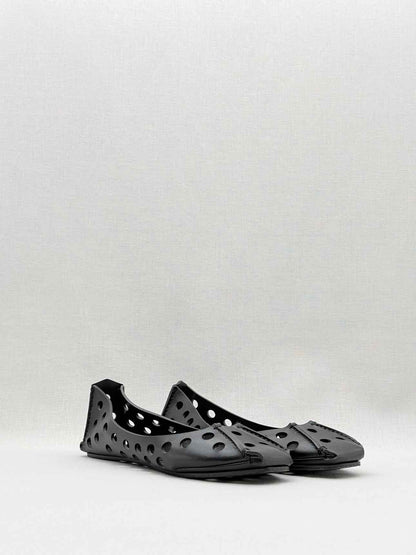ALAIA Black Perforated Size EU 40 Ballet Flats