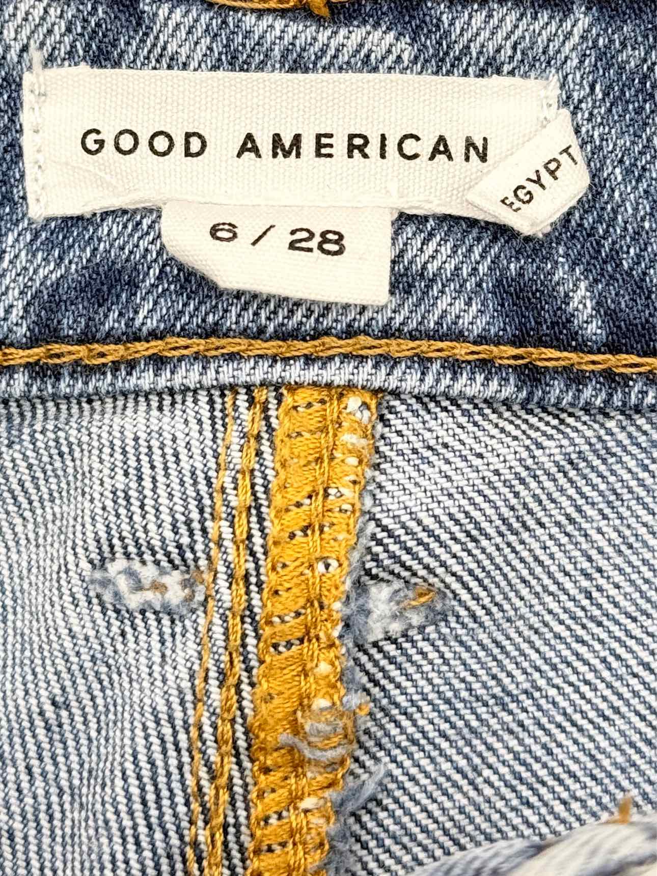 GOOD AMERICAN Reworked Blue Size 28 Jeans