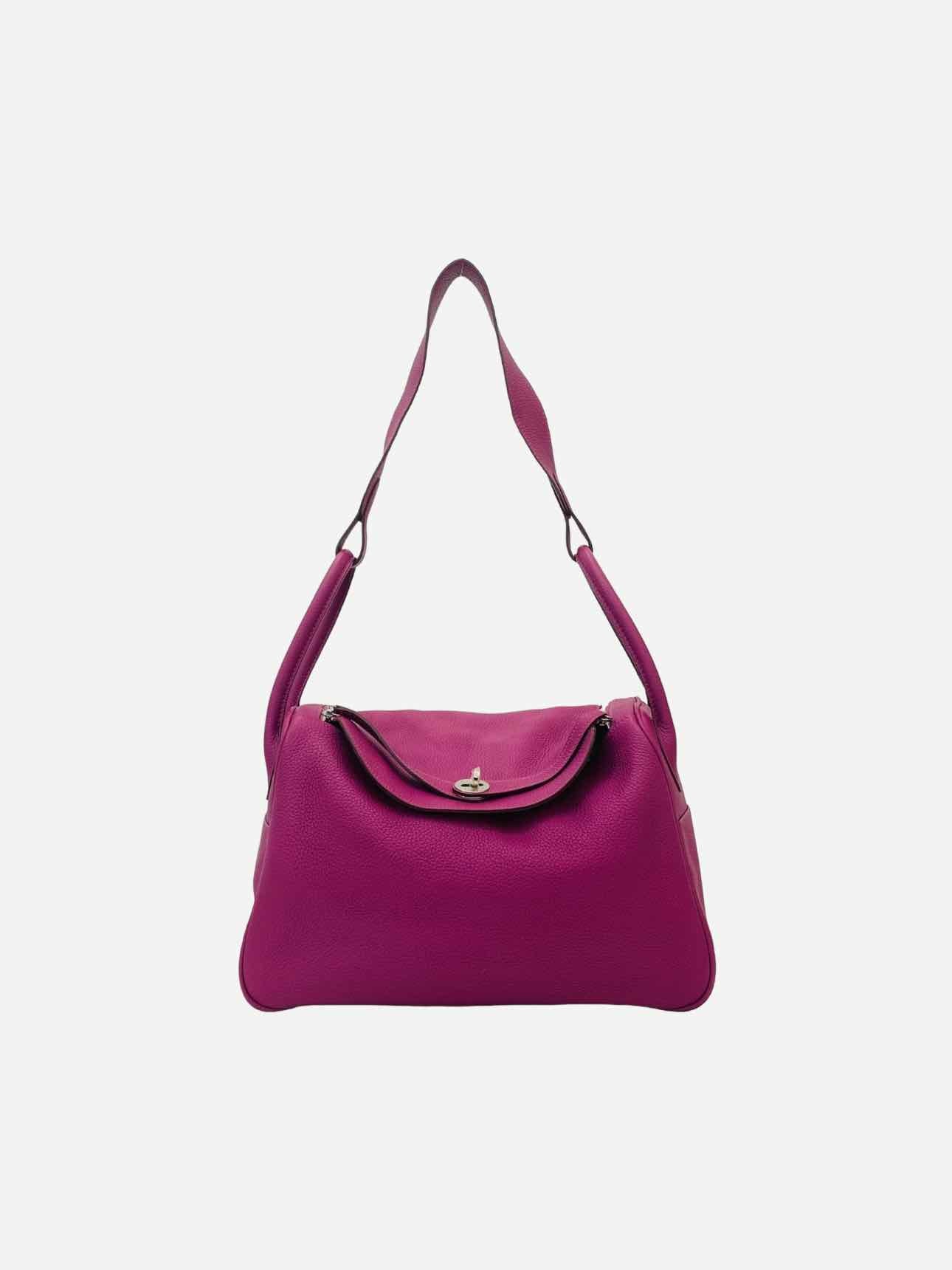 HERMES Lindy Purple Shoulder Bag