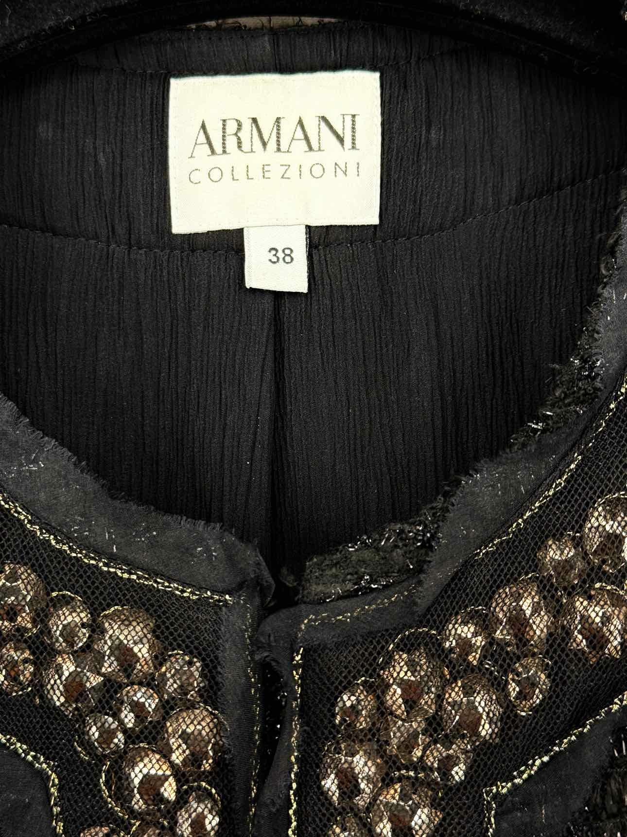 ARMANI COLLECTION Black Size US 2 Jacket