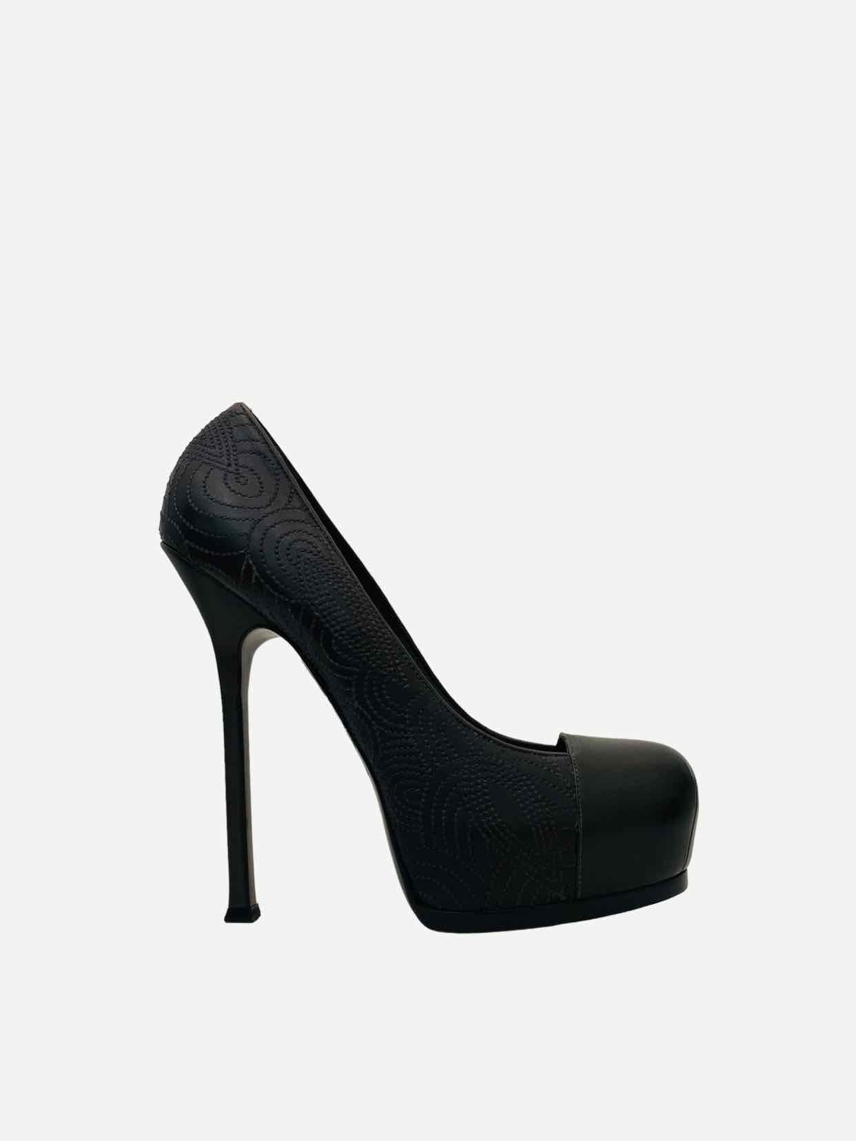 YVES SAINT LAURENT Tribute Black Pumps 40