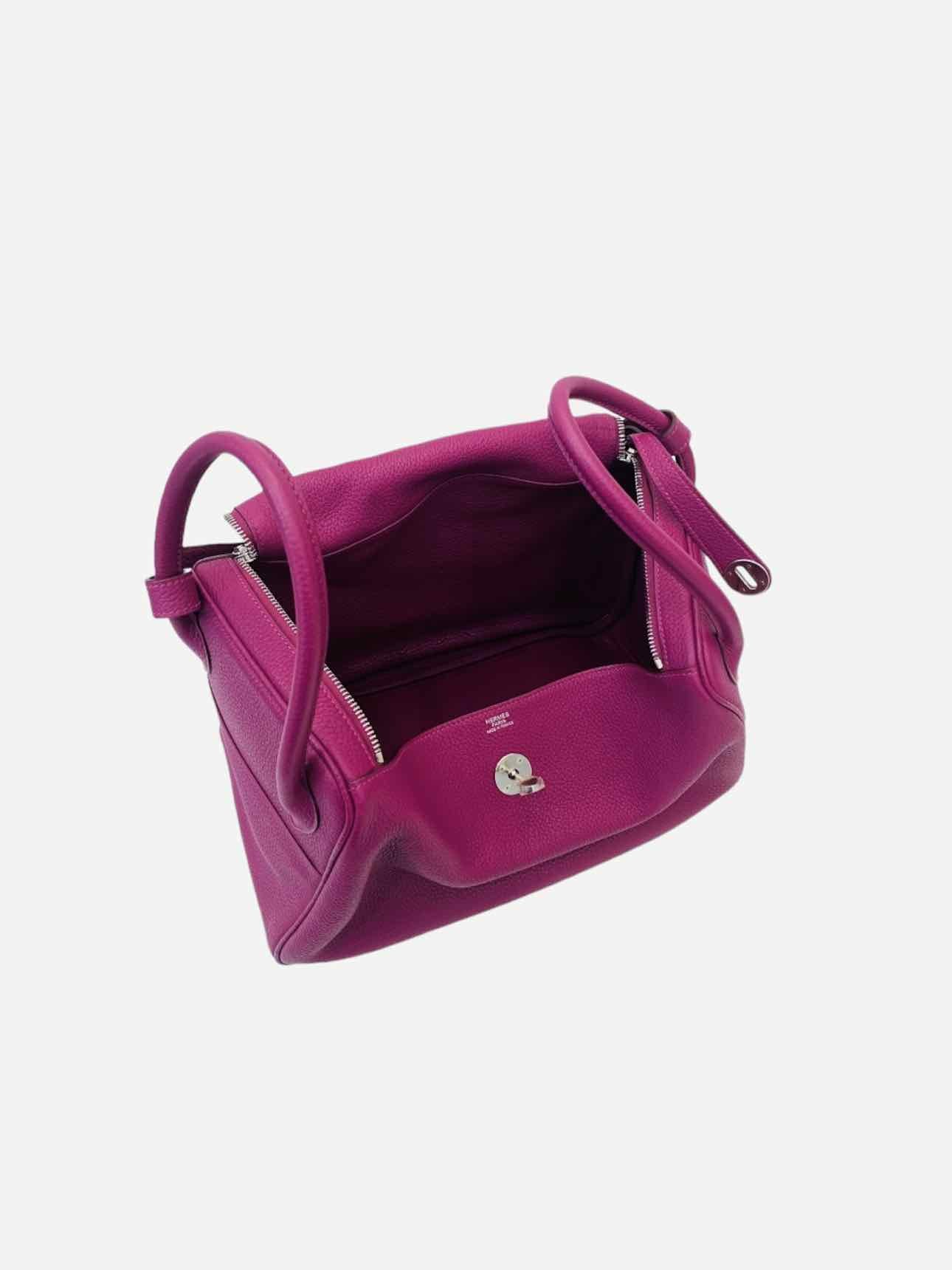 HERMES Lindy Purple Shoulder Bag