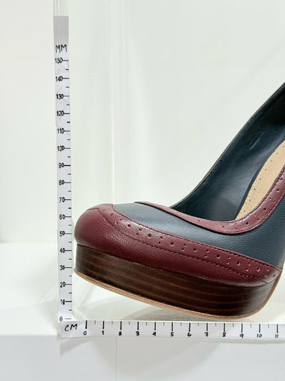 RAOUL Black & Burgundy Size EU 40 Pumps