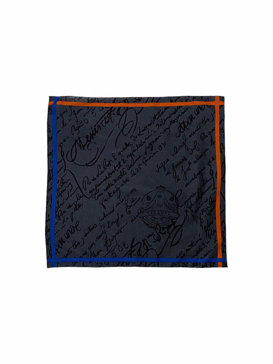 BERLUTI Blue & Grey Handkerchief
