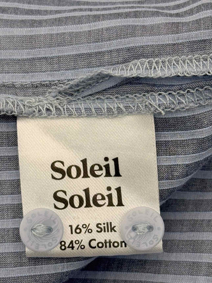 SOLEIL SOLEIL Blue Striped Size US 6/8 Outfit Set