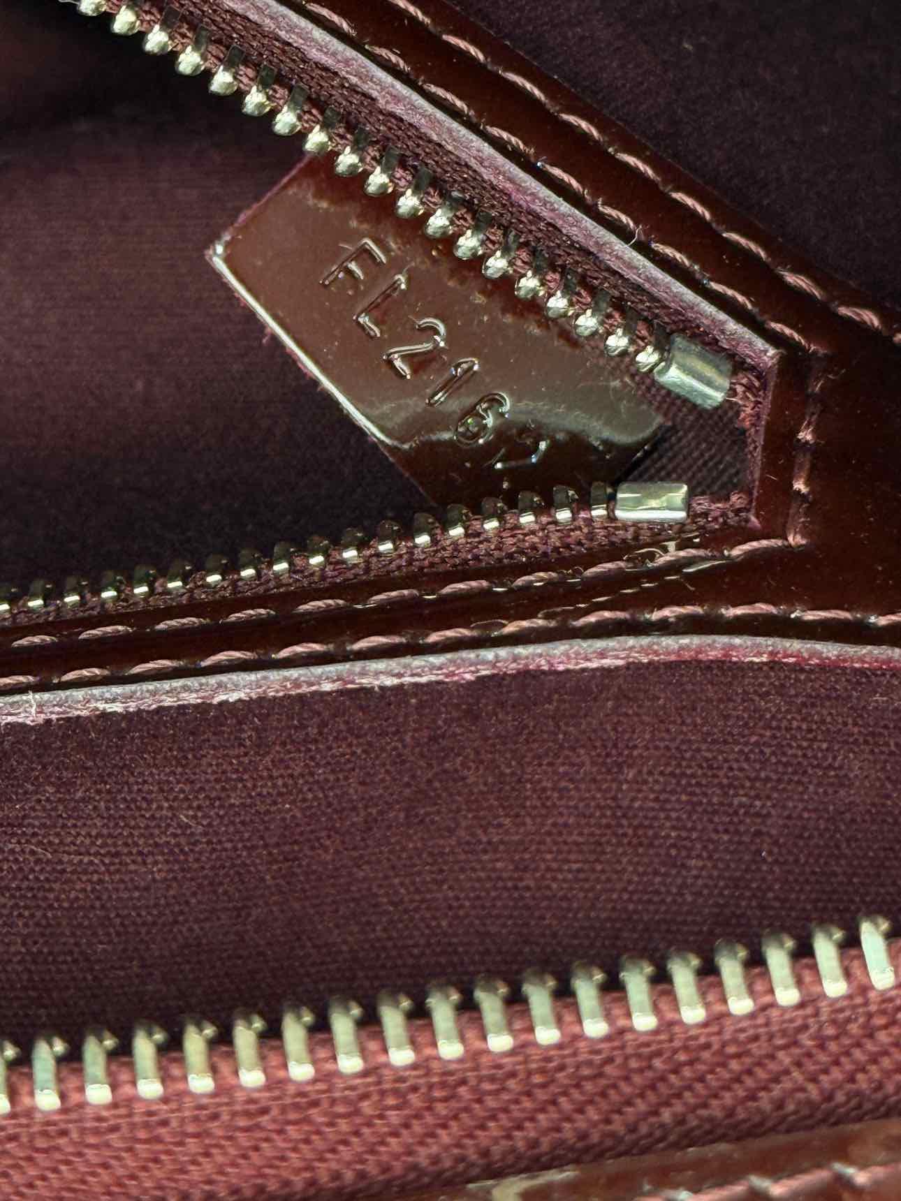 LOUIS VUITTON Brea Burgundy Top Handle