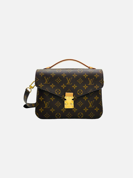 LOUIS VUITTON Pochette Metis Brown Shoulder Bag