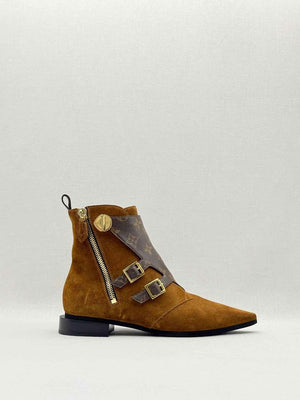 LOUIS VUITTON Jumble Brown Size EU 38.5 Ankle Boots