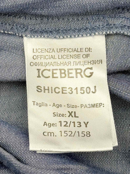 ICEBERG Chambray Blue Size XLarge Shorts