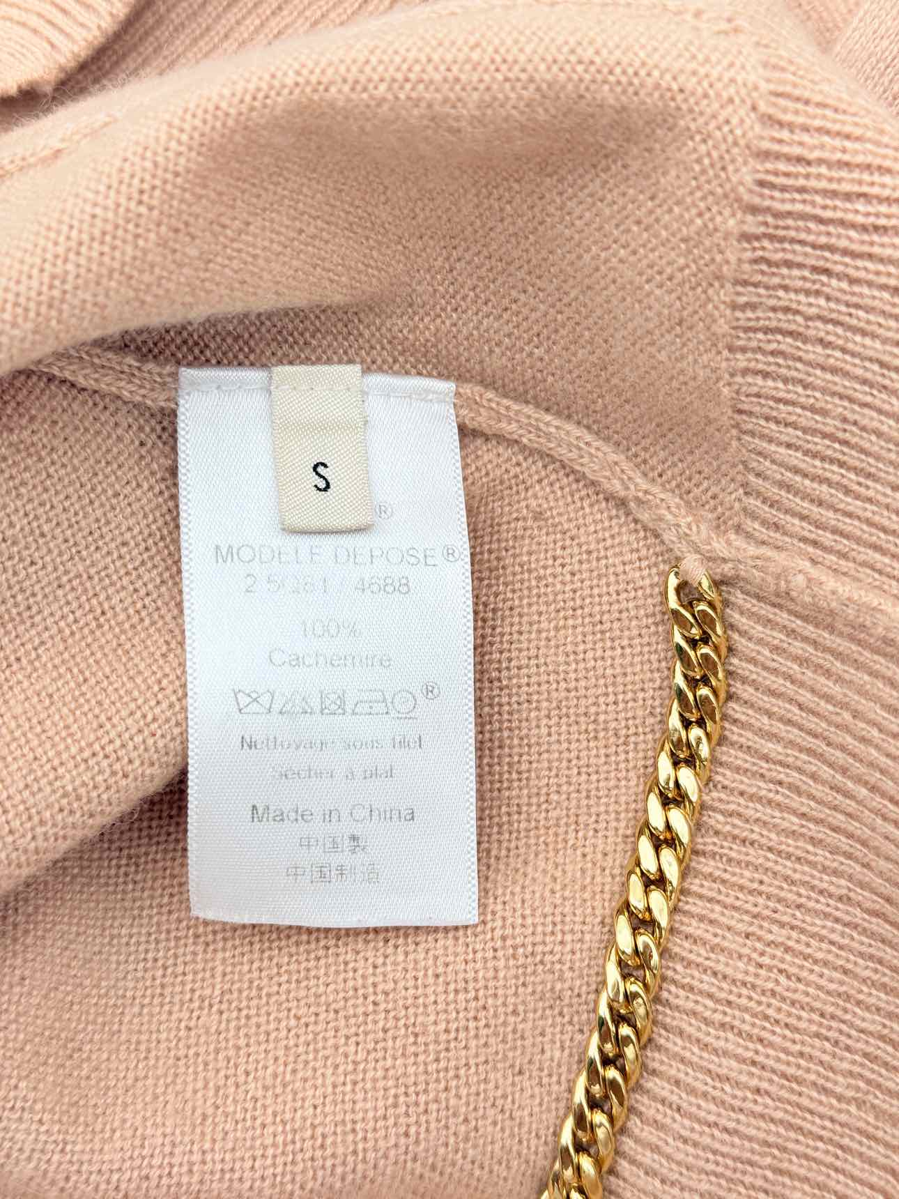 CELINE Nude Size Small Cardigan