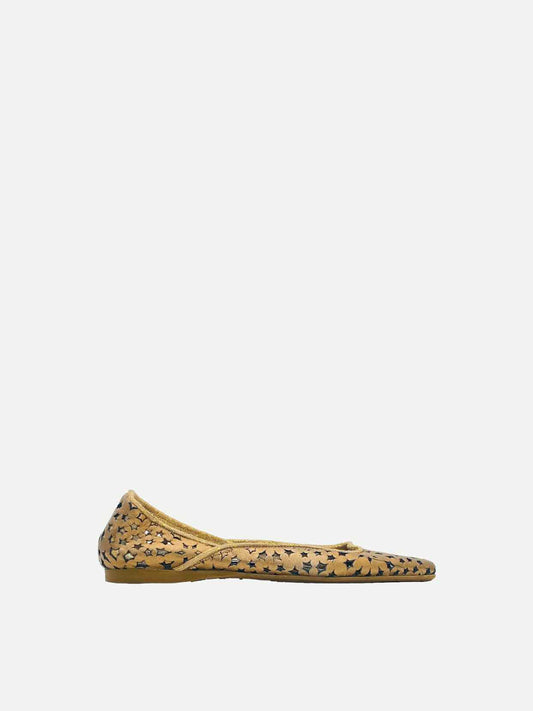 JIMMY CHOO Momo Gold Flats