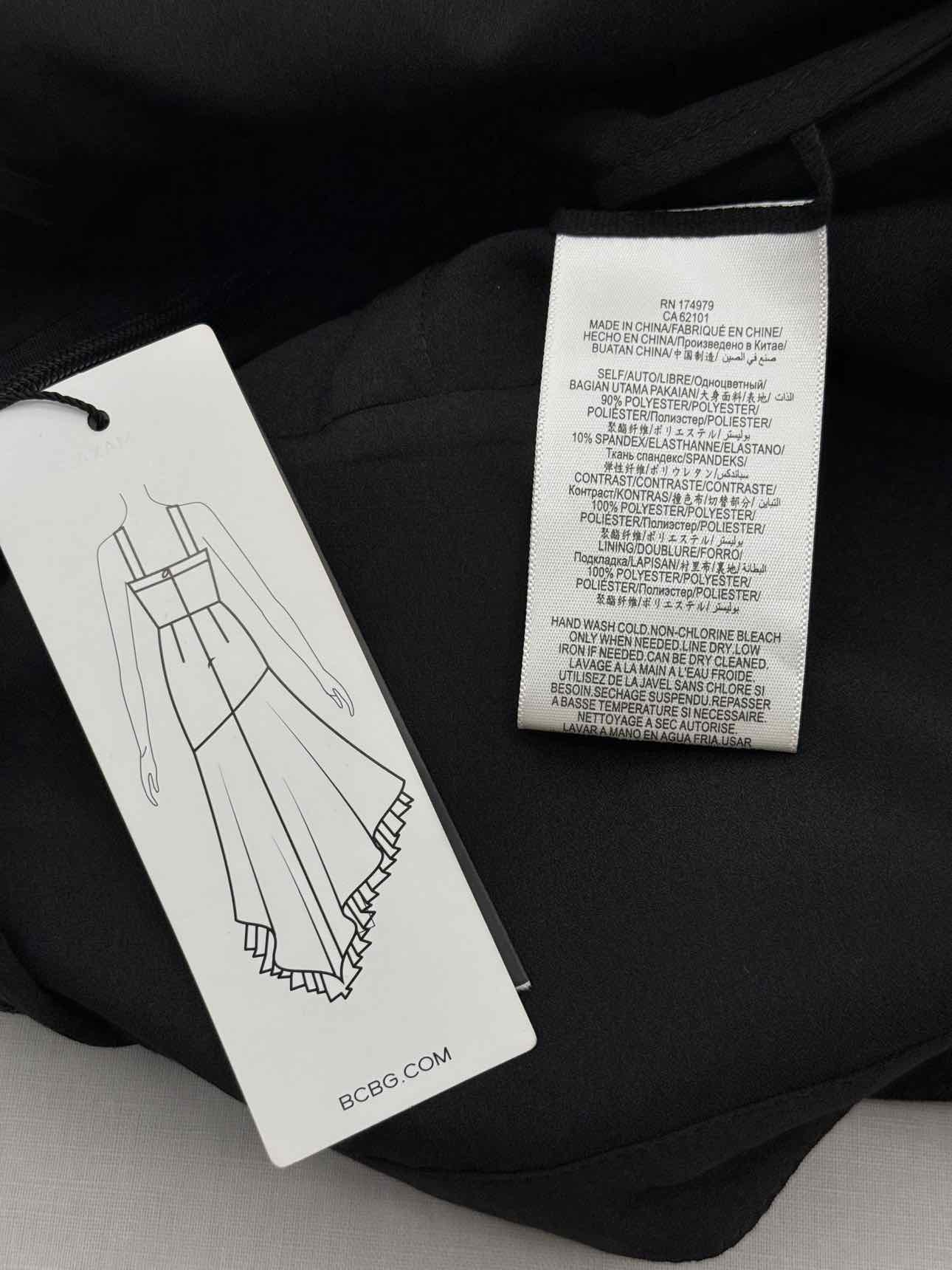 BCBG MAXAZRIA Black Size US 4 Midi Dress