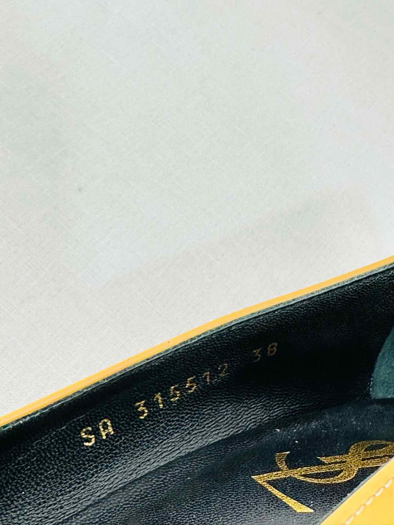 YSL Yellow Size EU 38 Heeled Sandals