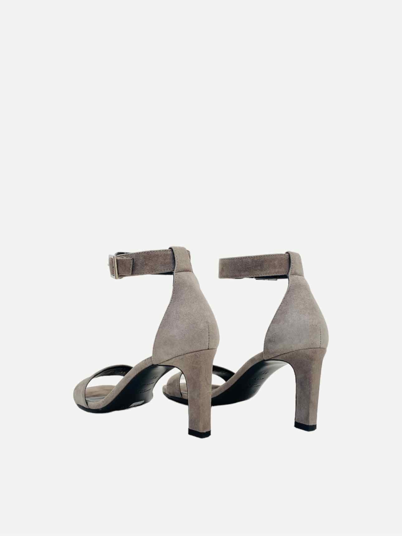 SAINT LAURENT Grey Size EU 35 Heeled Sandals