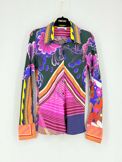 CHLOE Pink Multicolor Printed Size US 6/8 Outfit Set