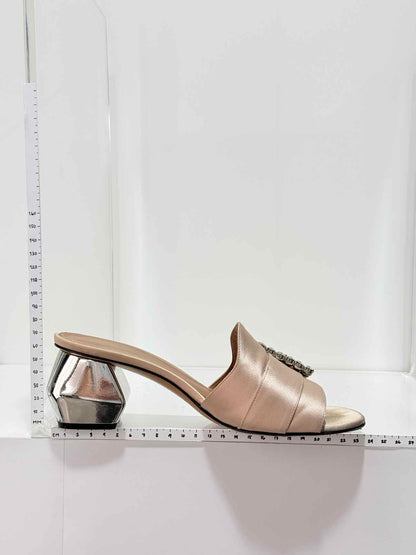 EMPORIO ARMANI Pink Size EU 38 Heeled Sandals
