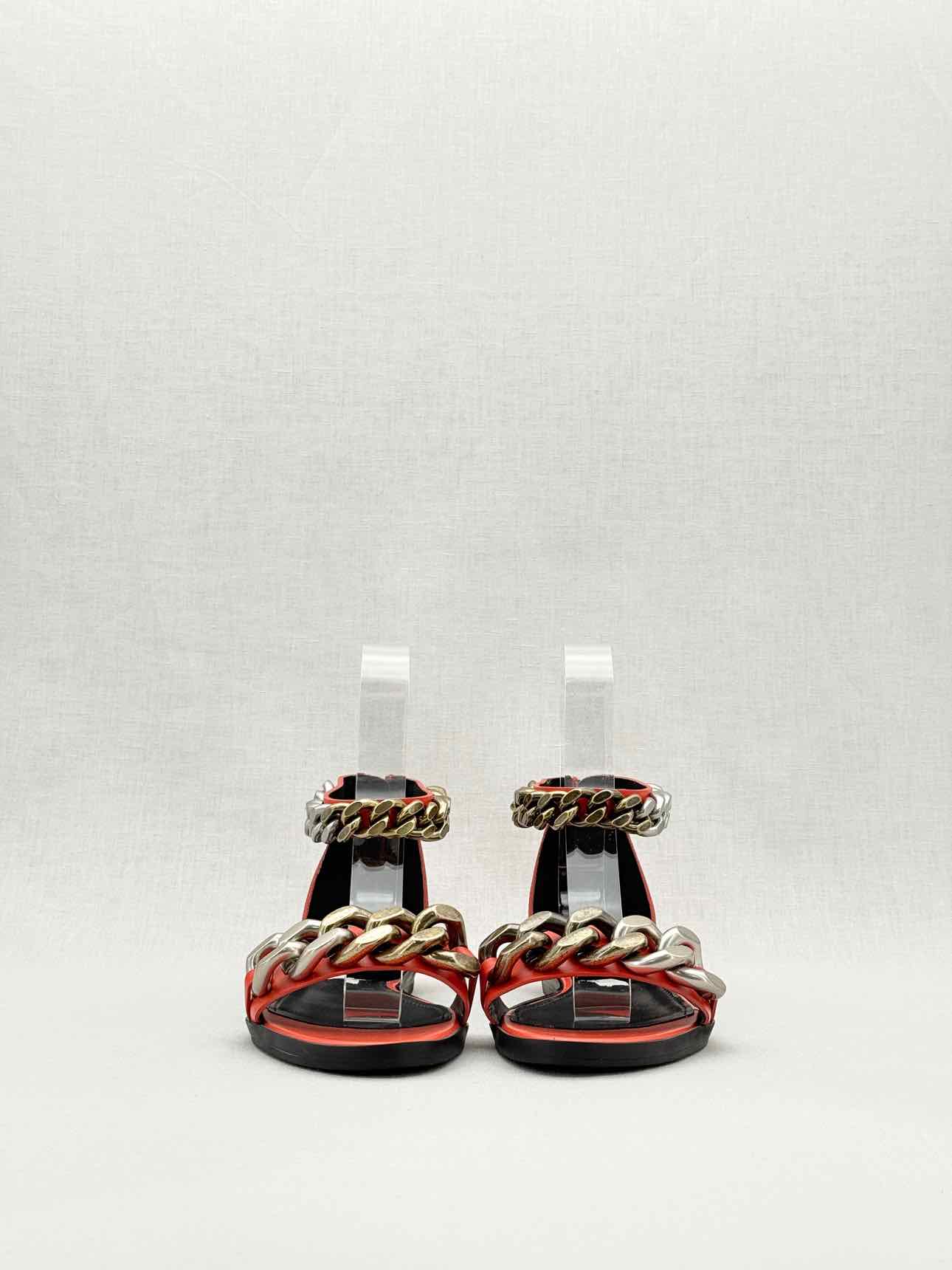 STELLA MCCARTNEY Falabella Orange Size EU 37 Sandals