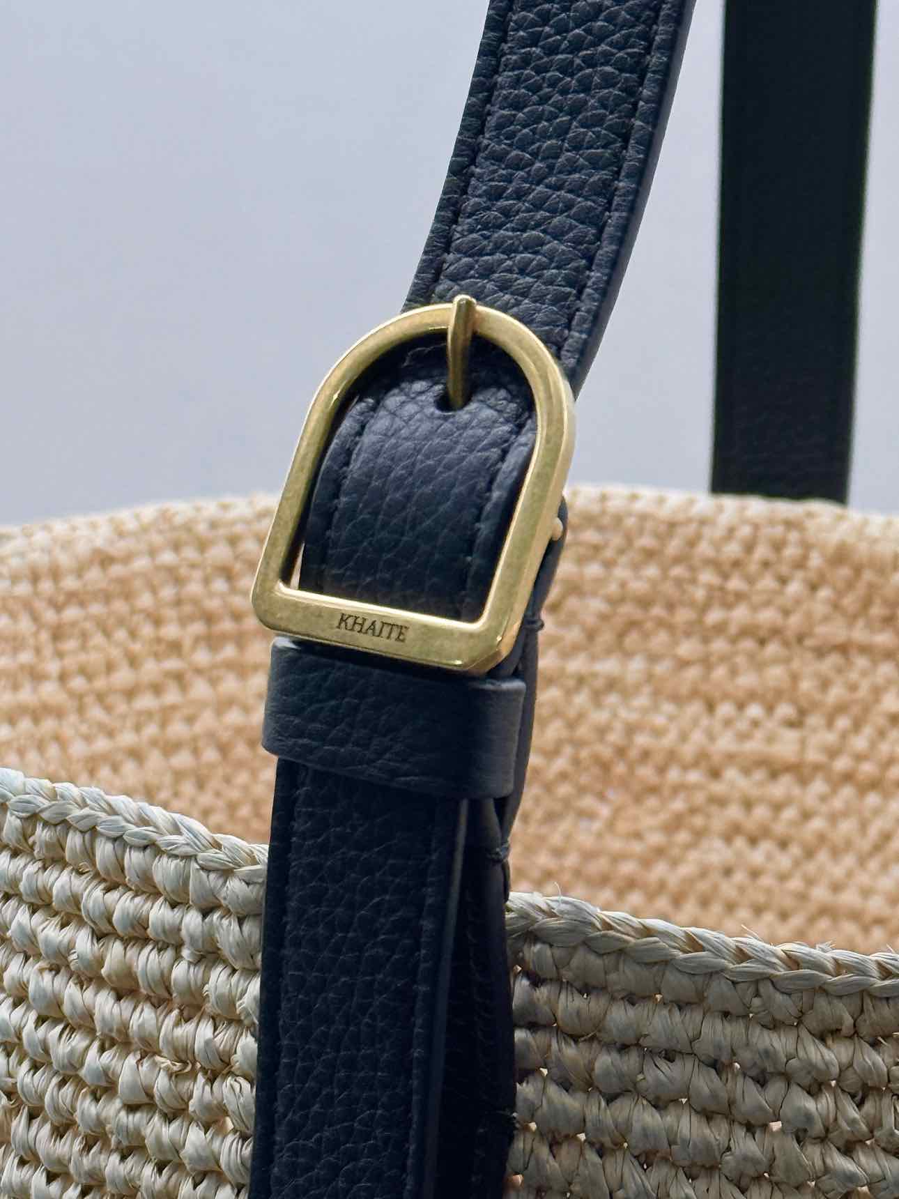 KHATIE Billie Beige Bucket Bag