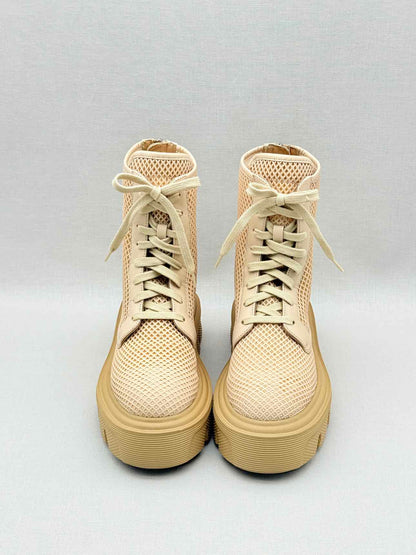 CASADEI Chunky Beige Size EU 39.5 Ankle Boots