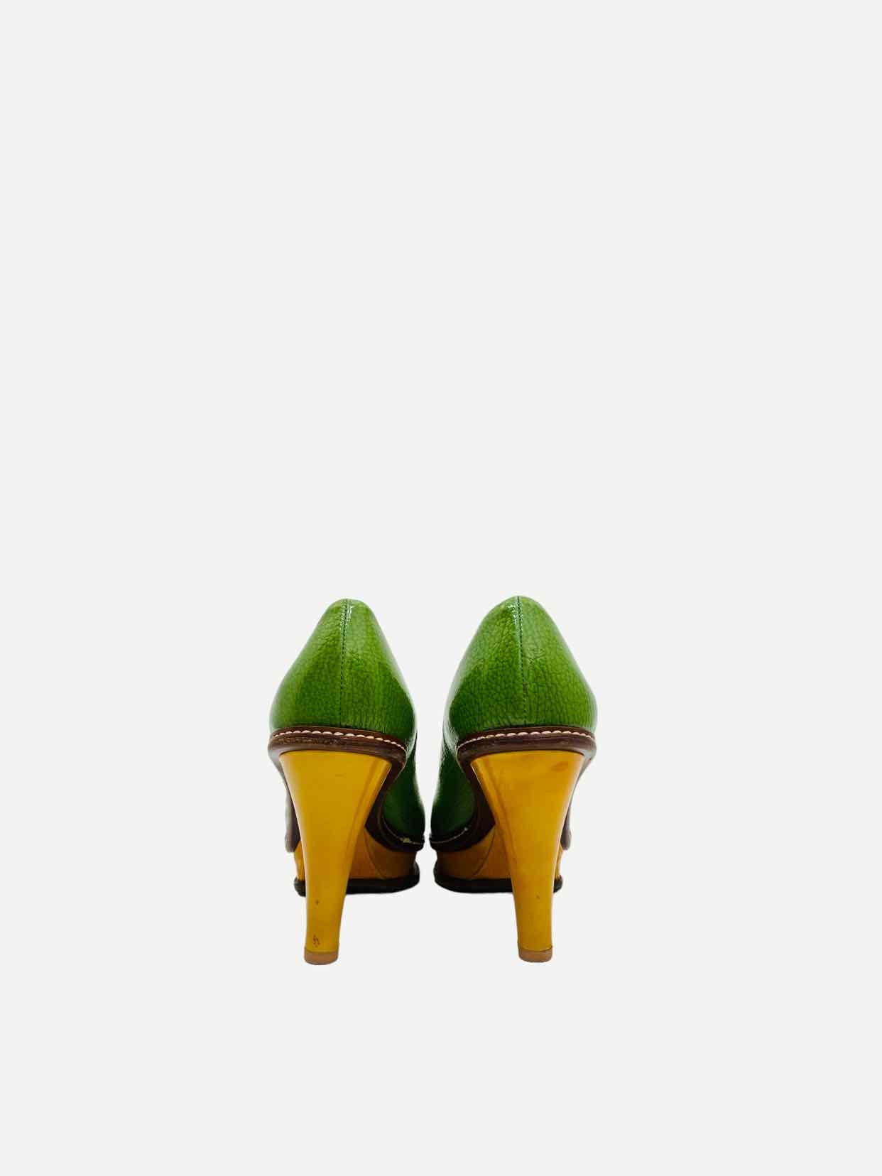 CELINE Green Pumps