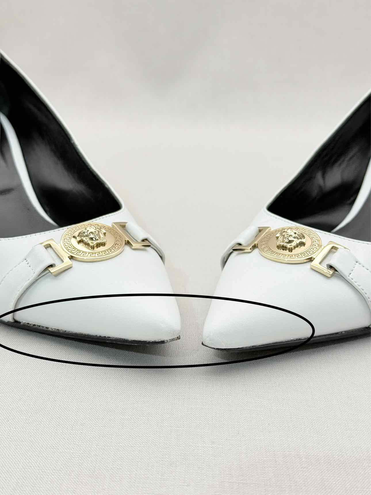 VERSACE Medusa White Size EU 39 Pumps