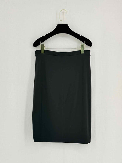FILIPPA K Black Size Large Knee Length Skirt