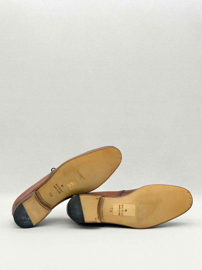 GUCCI Brown Suede Trim Size EU 41.5 Oxfords