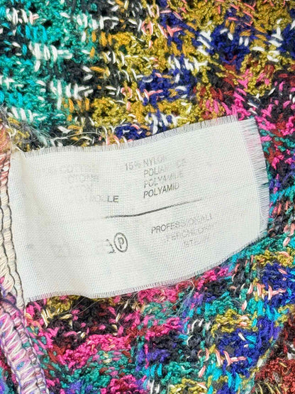 MISSONI Purple Multicolor Wave Size US 6 Top