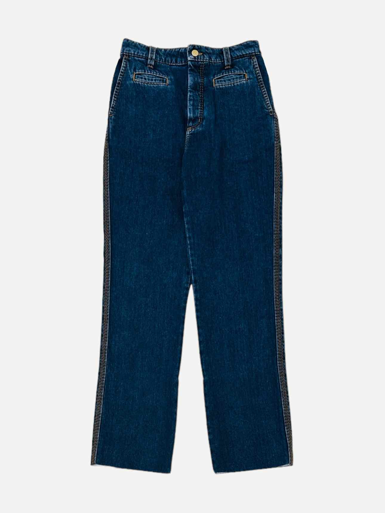 LOEWE Fisherman Dark Blue Size US 4 Jeans