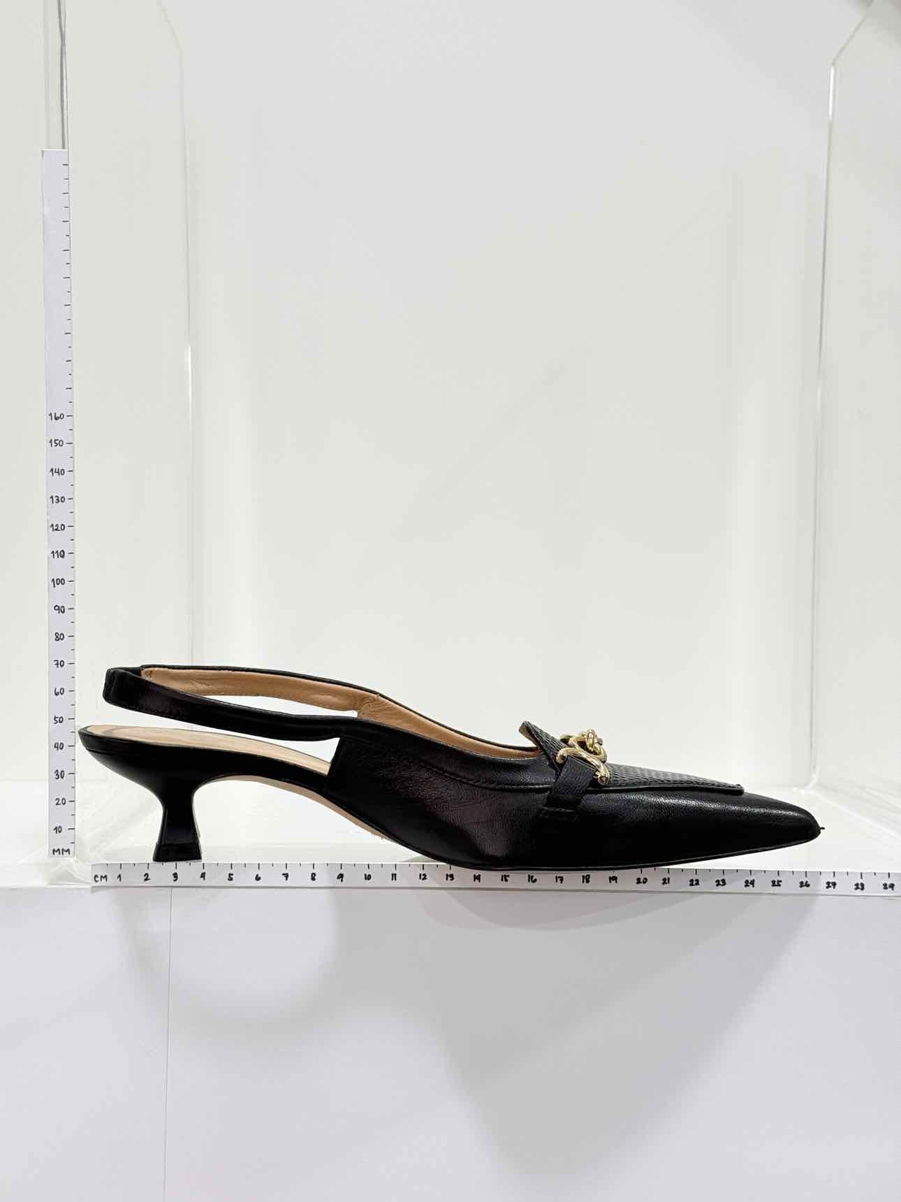 LK BENNETT Black Chain Link Size EU 38 Pumps
