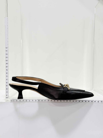 LK BENNETT Black Chain Link Size EU 38 Pumps